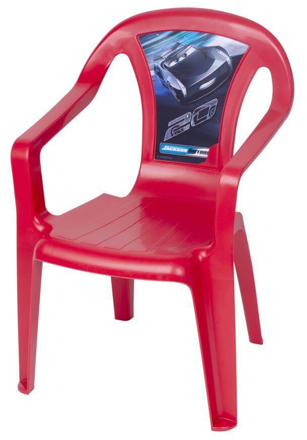 Detská stolička Disney Cars Red